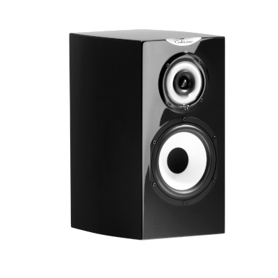 CABASSE Pair of walnut speakers model AVISO Height : 64 …